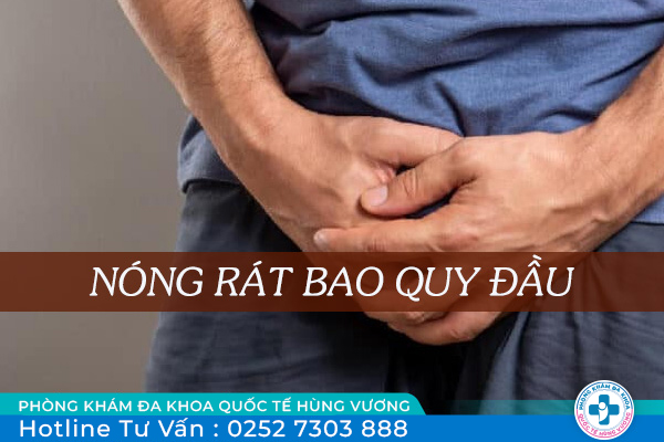 Nam giới bị nóng rát bao quy đầu là do đâu?