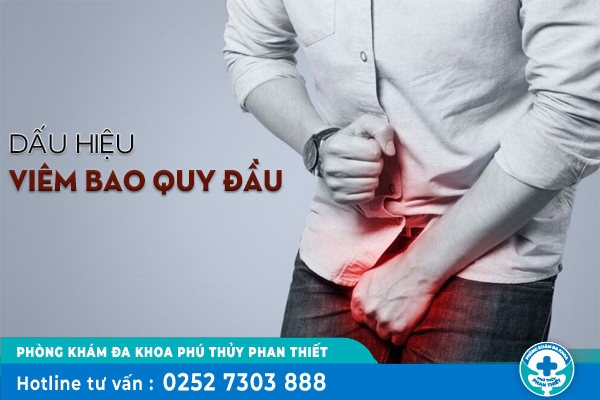 Dấu hiệu viêm bao quy đầu và cách điều trị